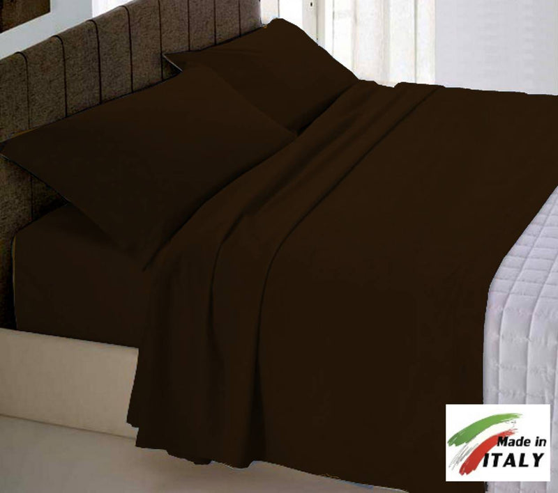 Colora e crea il tuo letto con lenzuoli teli e federe nei caldi toni del marrone COT3M_MORO17