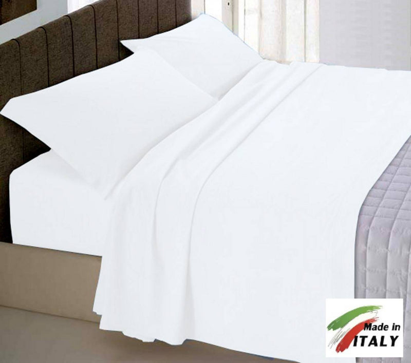 Personalizza il tuo letto coordinando federe e lenzuola di colore BIANCO CT1P_BIANCO1