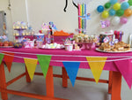 Tovaglia plastificata PARTY per feste compleanno in tinta unita CI 070168 - CO 07051 Arancio